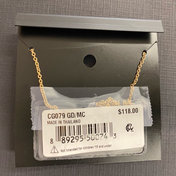 Coach Pave Rainbow Ribbon Necklace 16-18” - Picture 9 of 10